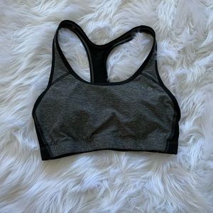 Champion black and gray sports bra
